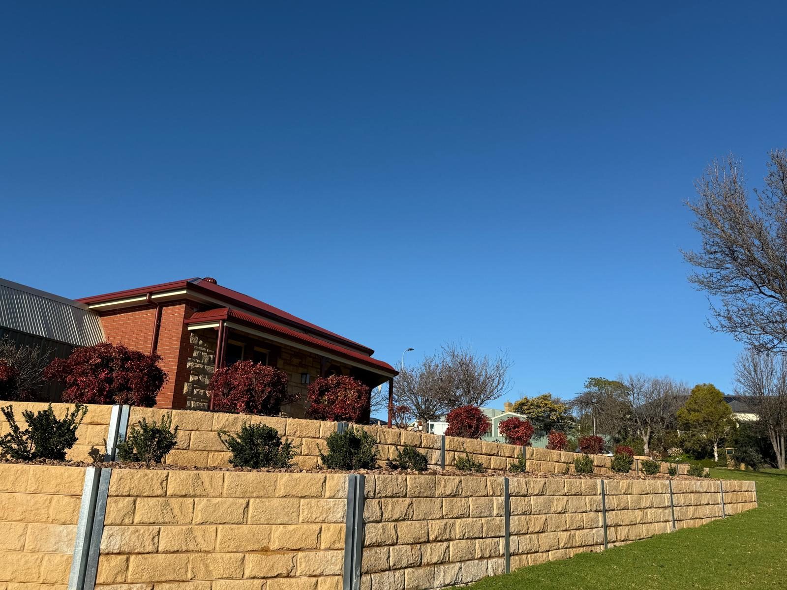 Retaining walls — real AOI job, Adelaide